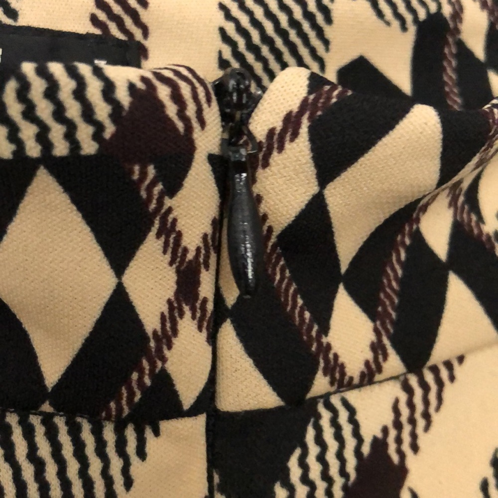 Vintage Indeed Patchwork Plaid Bootcut Pants in S… - image 8